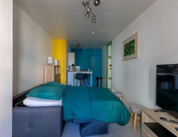 Résidence Kméléon : Logements de courte durée au Mans. Passez d'agréables séjours en famille, entre amis ou pour le travail.