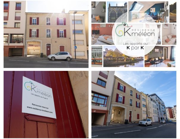 Résidence Kméléon : Logements de courte durée au Mans. Passez d'agréables séjours en famille, entre amis ou pour le travail.
